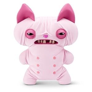 18" Fuggler Sphinx  BIG FUGG Wrinkle McStinkles Hairless Cat Pink Plush ToyXL